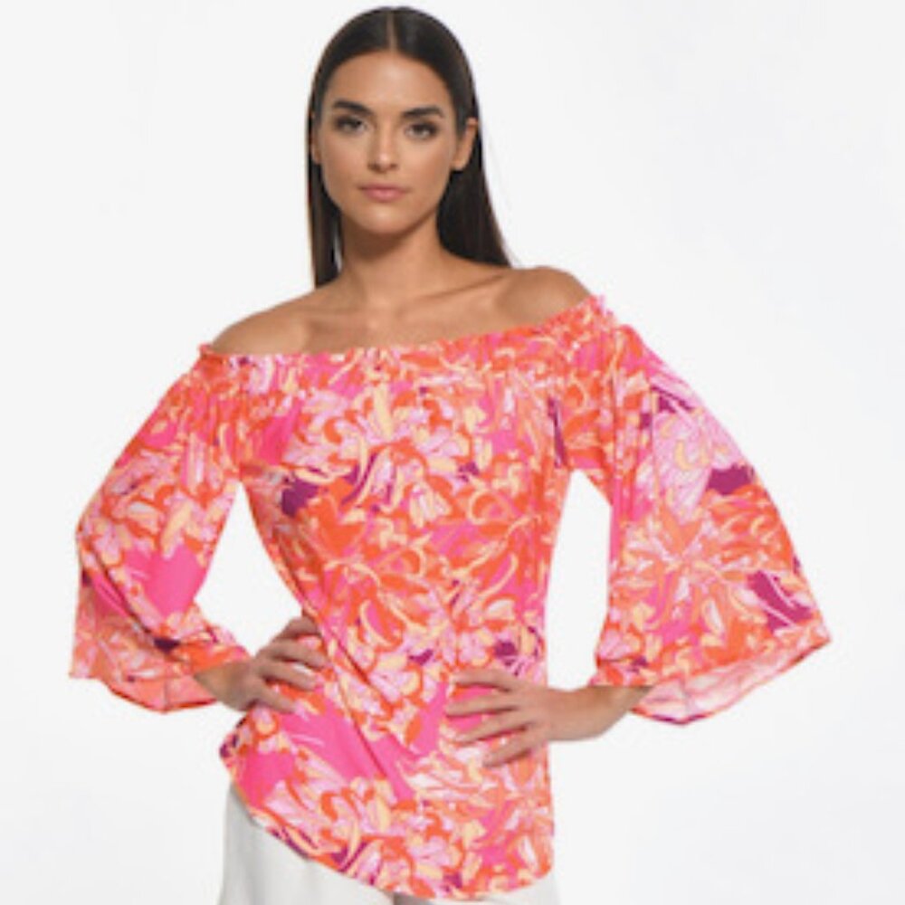 Andrea Top Island Print - Julian Chang
